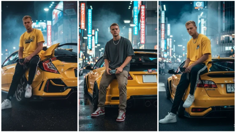 How to Create Tokyo Street Car Portrait Using Google Gemini ( Reel 6 )